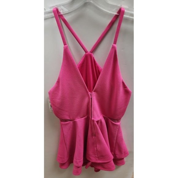 Xtraordinary Halter Hot Pink Fuchsia Dress Size 7 NWT - Picture 1 of 13